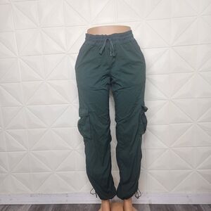 Green Cargo Jogger Pants